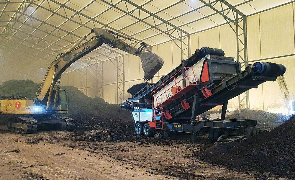 重慶某污染土壤篩分預(yù)處理項(xiàng)目